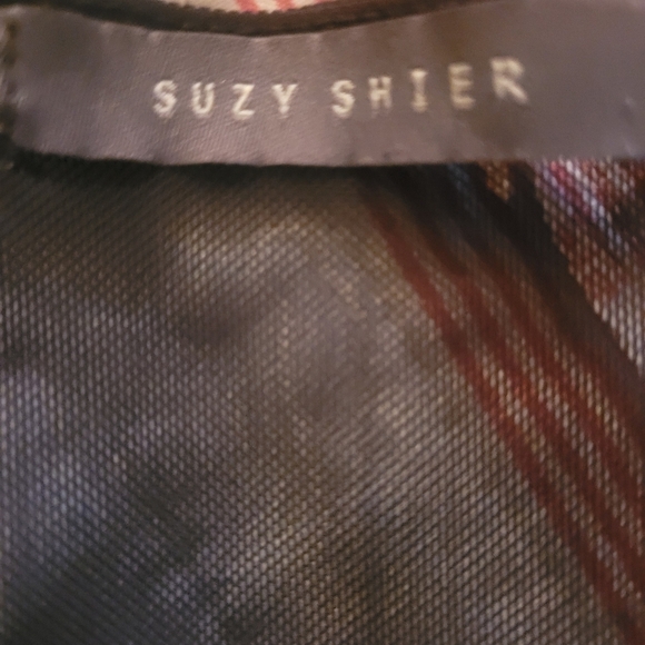 Suzy Shier Black Lace Sleeveless Top - Picture 3 of 7